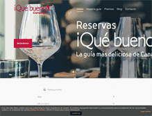 Tablet Screenshot of guiaquebueno.com